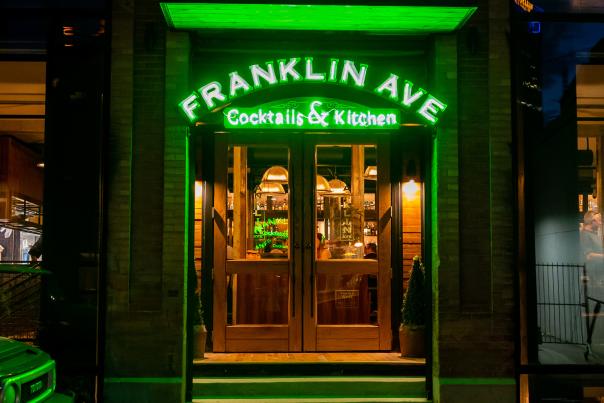 Exterior of Franklin Ave Cocktails & Kitchen