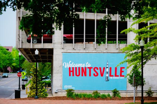 Welcome to Huntsville mural