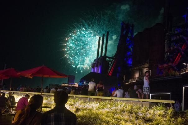 Fireworks over SteelStacks in Bethlehem, PA | Discover Lehigh Valley, PA