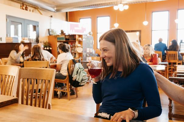 Jenny at Brewery