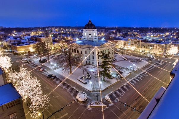 Canopy of Lights In Bloomington, IN