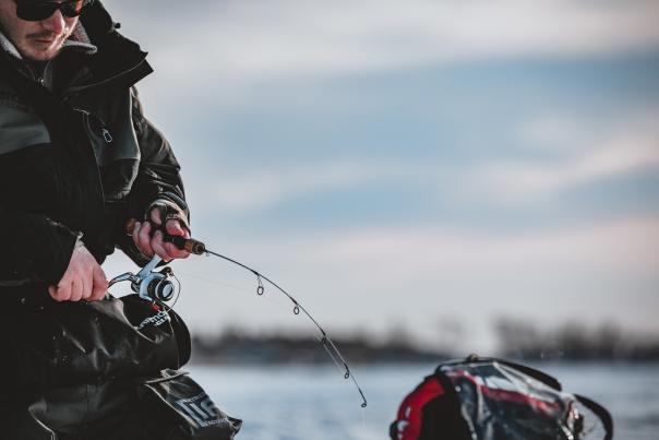 Ice Fishing Outside