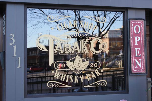Tabak Co. Front Window