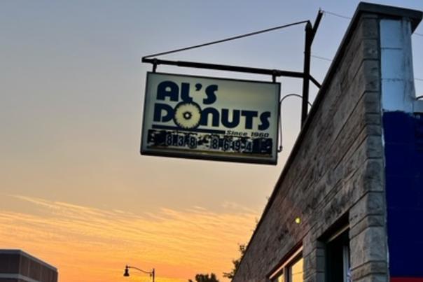 Al's Donut Sign