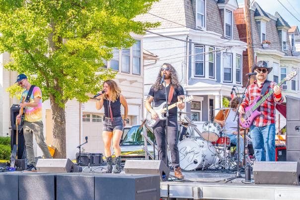 Band at West Reading Fall Fest