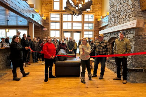Ribbon Cutting Northern Lights Lodge