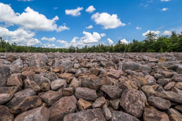 Boulder Field at Hickory Run State Park in the Poconos