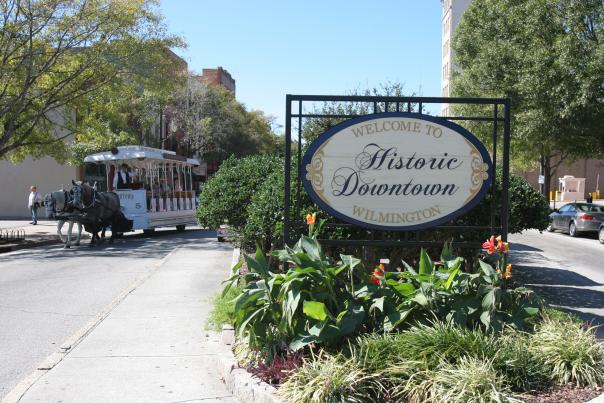 Welcome to Historic Downtown Wilmington Sign