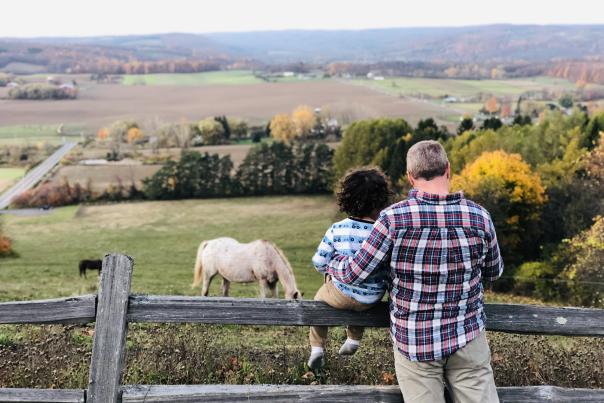 Overlooking Highland Forest County Park