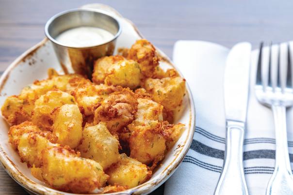 Find delicious spots in the Stevens Point Area, including the cheese curds at PJ's at SentryWorld.