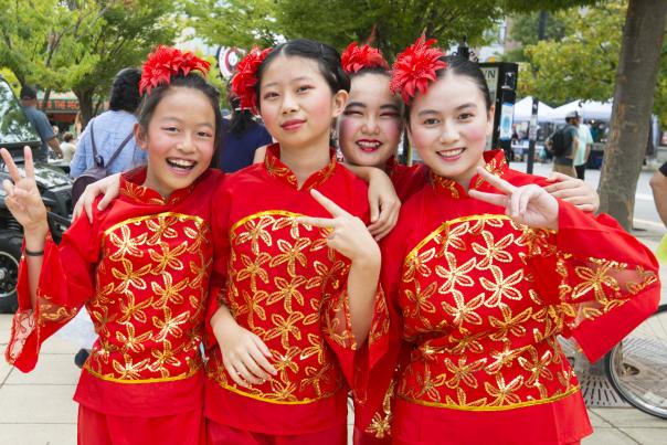 Global Fest Asian costumes West Lafayette