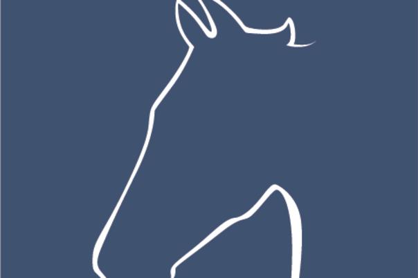 Horse logo Blue