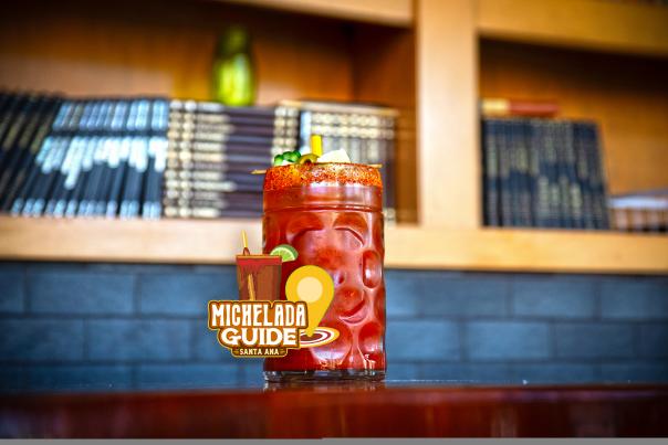 A Michelada with the text overlay "Michelada Guide"