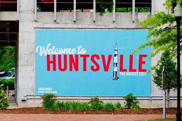 Welcome to Huntsville mural - crop