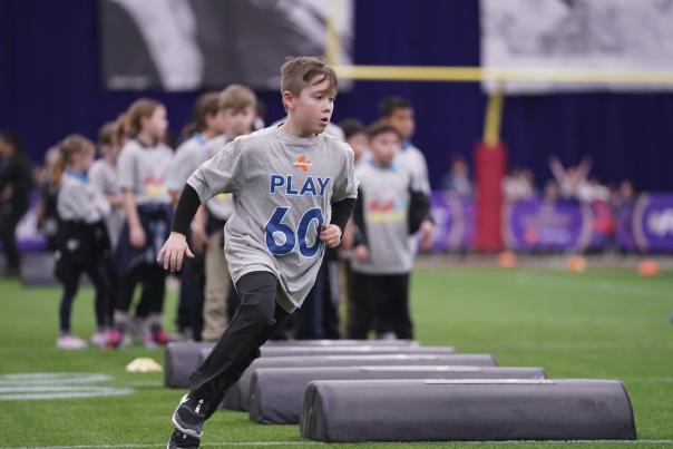 Children Enjoy the NFL Experience - Super Bowl LVIII