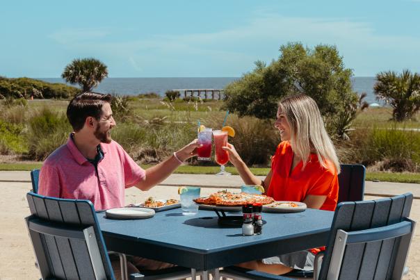 Couple dining at 24 Coastal Grill
