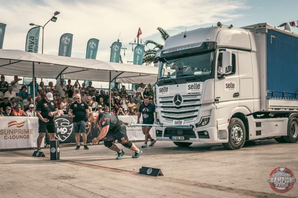 Strongman truck pull