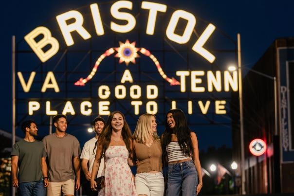 Downtown Bristol Sign