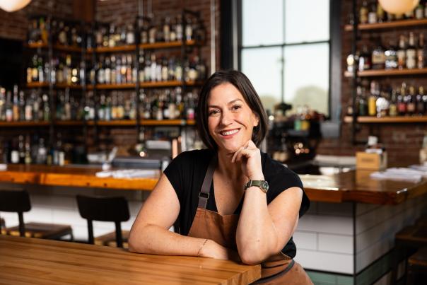 Chef Sara Bradley of freight house restaurant