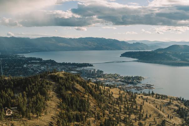 Knox Mountain (Aerial)