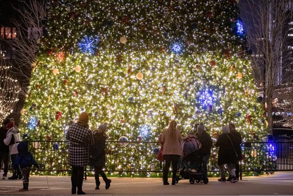 Holiday Lights at Gene Leahy Mall