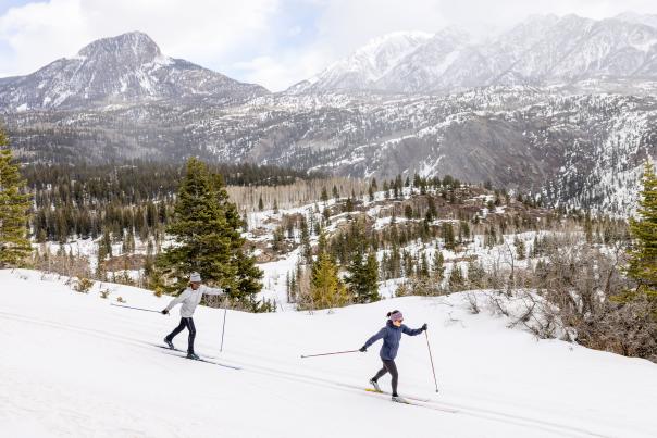 Cross Country Skiing at the Durango Nordic Center during Winter | CTO