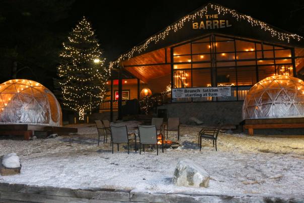 Igloo Dining at The Barrel