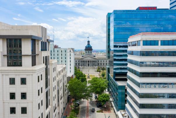 View of the SC State House from Main Street