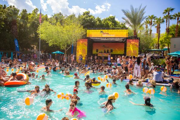 The Dinah at The Margaritaville Hotel. The Dinah is the world's largest lesbian and queer women event