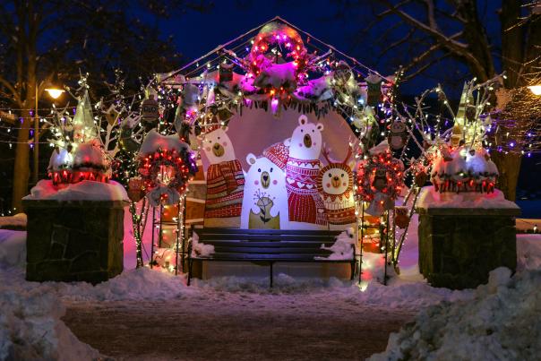 Holiday Lights in Lake George