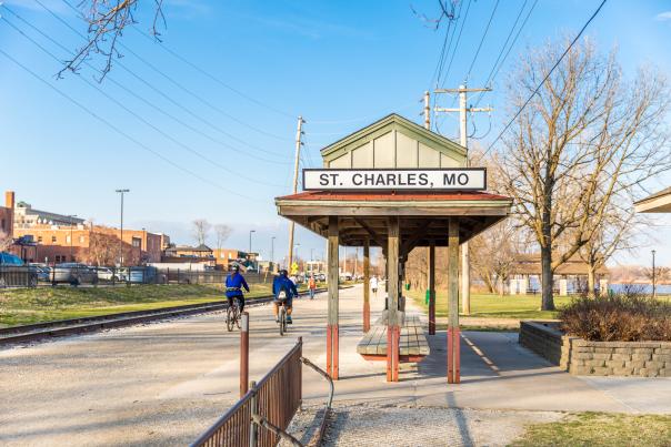 Katy Trail in Frontier Park