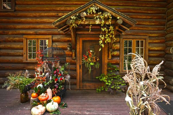 Loloma Lodge in Autumn by Wallis Levin