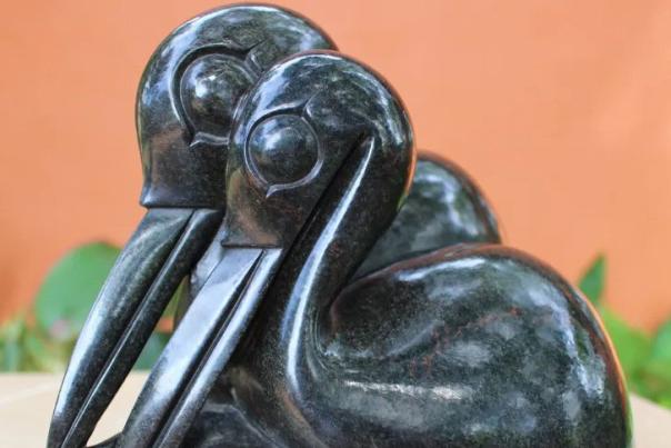 Zimsculpt Sculpture: Fledglings at Peace River Botanical & Sculpture Garden