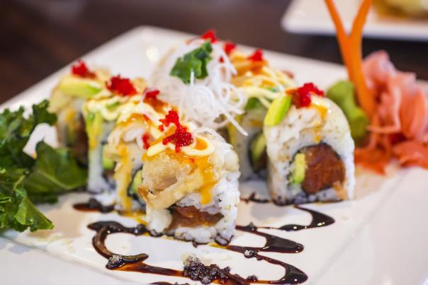 Sushi roll at Nori Asian Fusion Cuisine