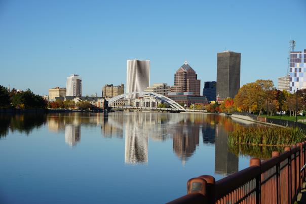 View of the Rochester City Skyline