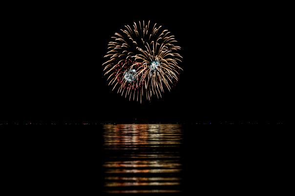 July 3rd Fireworks over Lake Champlain
