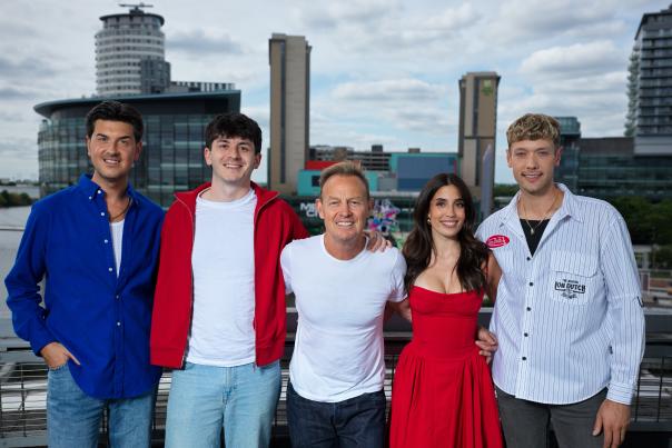 Cast of high school musical in Media City