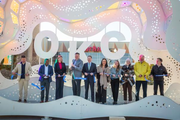 Cloud Embrace Ribbon Cutting