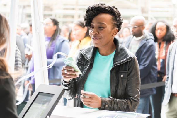 AfroTech conference attendee. Courtesy of Blavity, Inc.