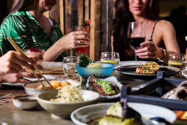 Group dining at Peter Street Kitchen