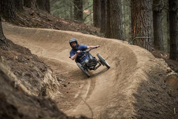 Jack Howatson Mountain Biking on the Ben Lomond Trails