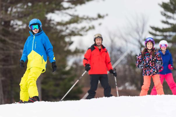 Hits the slopes this winter in the Pocono Mountains