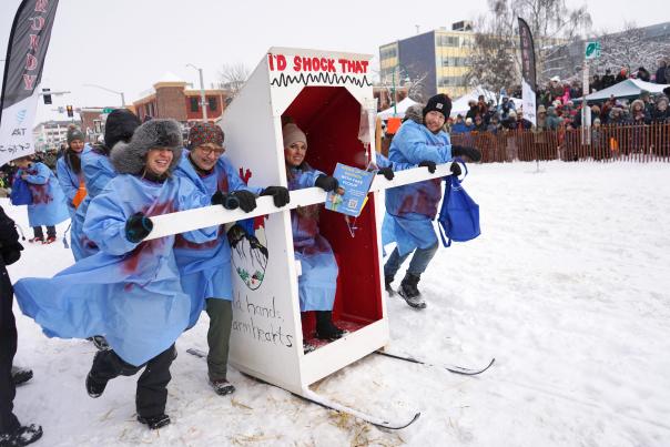 Fur Rondy Outhouse Races 2024 Terika Kons