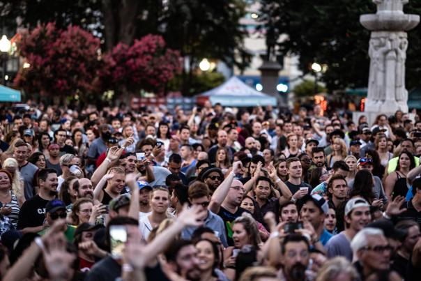 Concerts in the Park Crowd