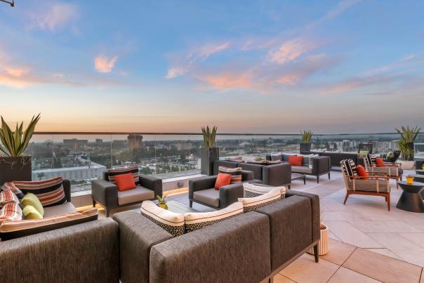 Parkestry Rooftop Bar at JW Marriott, Anaheim Resort