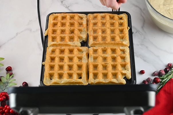Dave's Gingerbread waffles