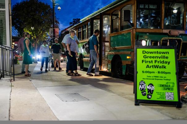 Emerald Express Trolley - ArtWalk