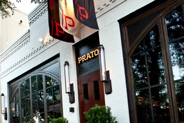 The entrance to Prato restaurant in Winter Park