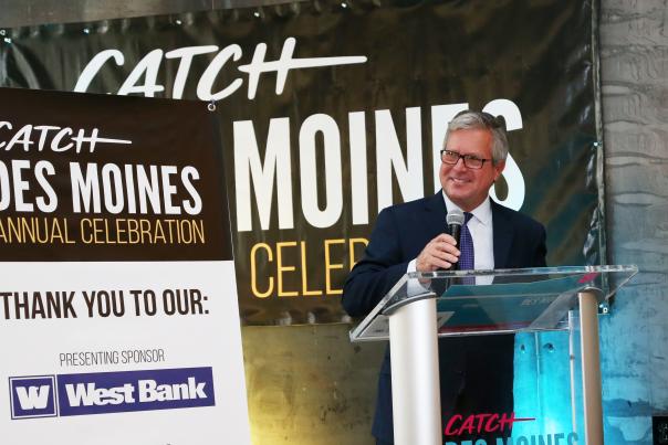 Greg Edwards at the 2018 Catch Des Moines Annual Celebration