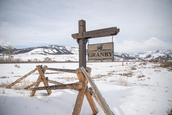 Granby Coloardo Winter Sign Large